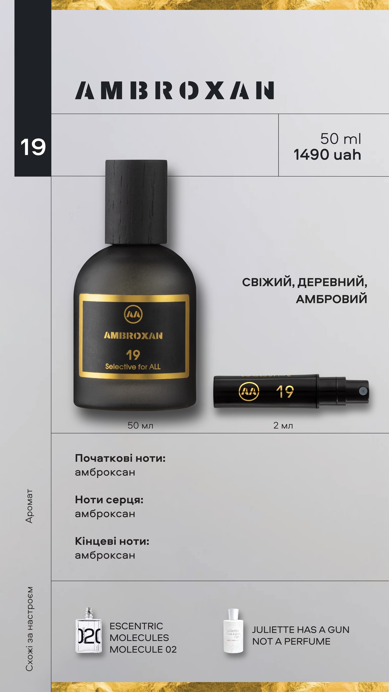 AMBROXAN — парфуми Amazing Aroma